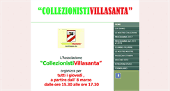 Desktop Screenshot of collezionistivillasanta.org
